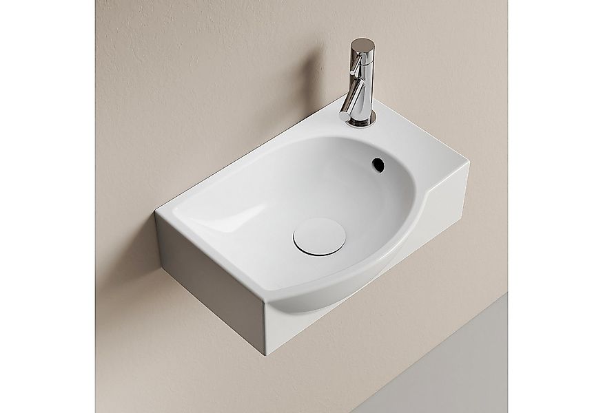 EMKE Aufsatzwaschbecken Aufsatzwaschtisch Wandmontage Waschtisch für Badezi günstig online kaufen