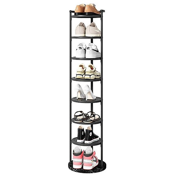 NUODWELL Schuhregal Vertikales Schuhregal, 8-stöckige freistehende günstig online kaufen