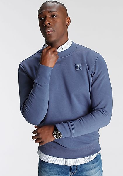 DELMAO Sweatshirt Langarm, Regular Fit, unifarben, Basic-Stil günstig online kaufen