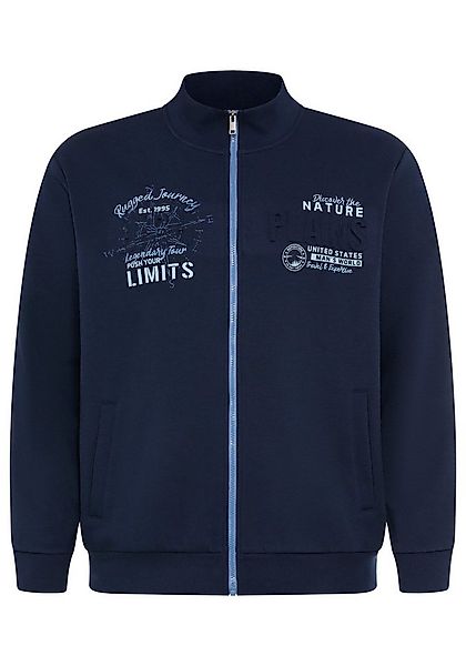 Man's World Plus Sweatjacke aus angerauter Sweatware, Regular Fit, Langarm- günstig online kaufen