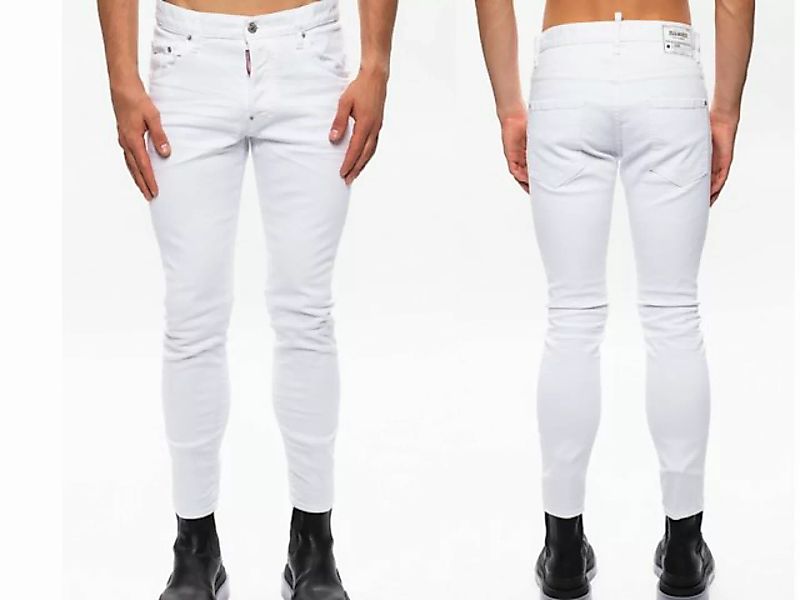 Dsquared2 5-Pocket-Jeans Dsquared² JEANS SKATER ICONIC WHITE NY HOSE DENIM günstig online kaufen