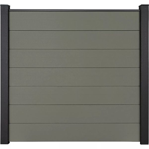 GroJa Solid Grande Steckzaunsystem 180 x 180 cm Grau günstig online kaufen