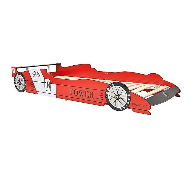 furnicato Kinderbett Rennwagen-Bett 90x200 cm Rot (1-tlg) günstig online kaufen