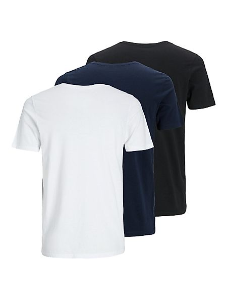 Jack & Jones Rundhalsshirt "JJECORP im 3er Pack mit Print und Rundhalsaussc günstig online kaufen