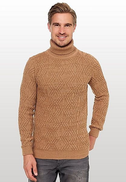 Rusty Neal Rollkragenpullover in modischem Design günstig online kaufen