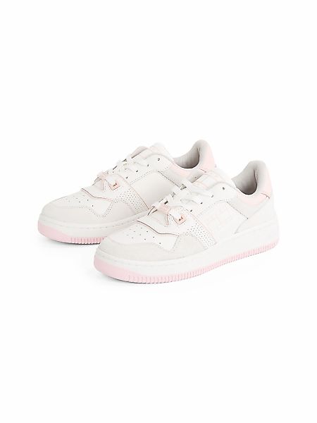 Tommy Jeans TJW RETRO BASKET WASHED SUEDE Plateausneaker, Freizeitschuh, Ha günstig online kaufen