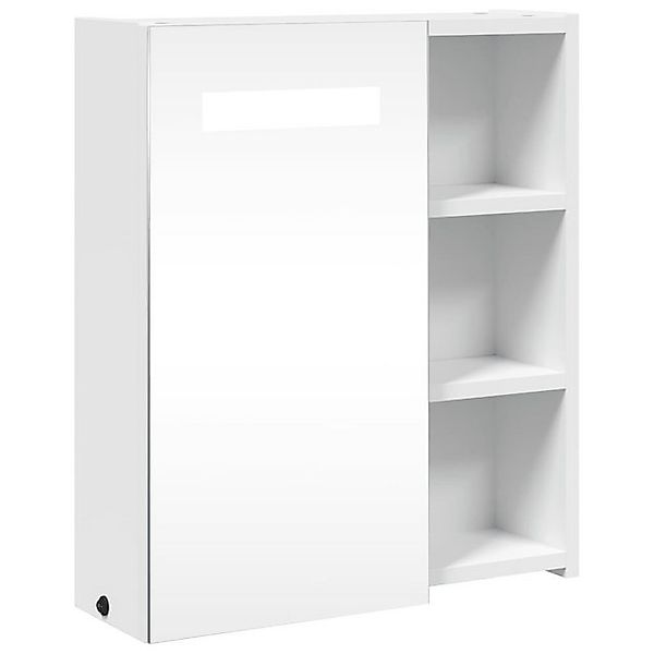 vidaXL Spiegelschrank Spiegelschrank mit LED-Beleuchtung Weiß 45x13x52 cm günstig online kaufen