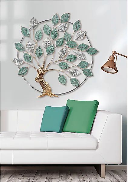 Casablanca by Gilde Wanddekoobjekt »Baum im Kreis«, (1 St.) günstig online kaufen