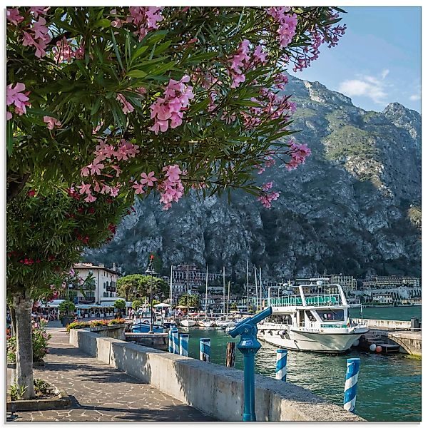 Artland Glasbild »Gardasee Hafen Limone sul Garda II«, Europa, (1 St.), in günstig online kaufen