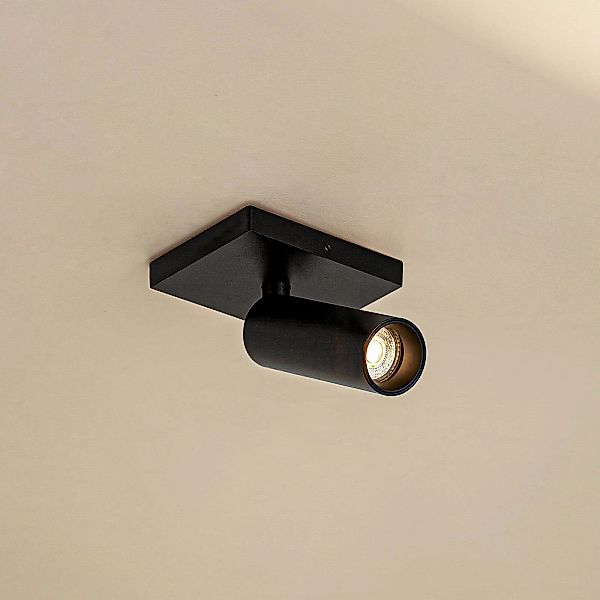 Arcchio Deckenstrahler Brinja Slim, schwarz, 1-flg GU10 MR11 günstig online kaufen