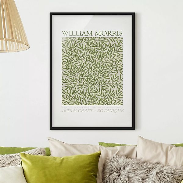 Bild mit Rahmen William Morris - Willow Pattern günstig online kaufen