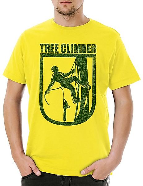 Urban Backwoods Print-Shirt Urban Backwoods Tree Climber III Herren T-Shirt günstig online kaufen