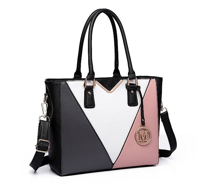 Miss Lulu Handtasche Handtasche Damen V-förmig – Große Schultertasche für B günstig online kaufen