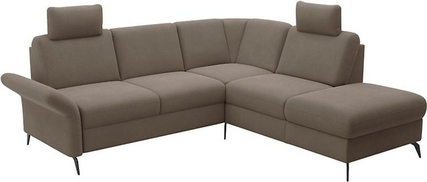 Home affaire Ecksofa Rochelle, optional: Armteilverstellung, klappbar, Bett günstig online kaufen
