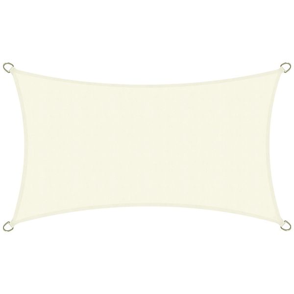 Sol Royal SolVision PS9 Sonnensegel 200x400cm rechteckig Creme PE günstig online kaufen