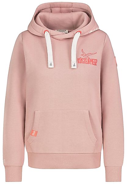 Eight2Nine Kapuzenpullover Damen Hoodie mit Küstenprint günstig online kaufen
