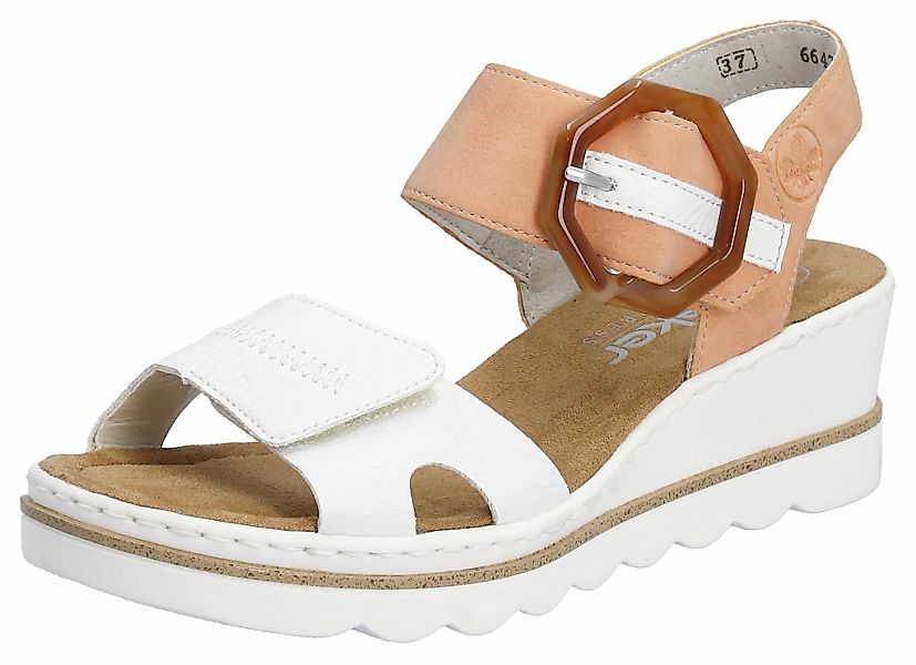 Rieker Sandalette, Sommerschuh, Sandale, Keilabsatz, mit günstig online kaufen