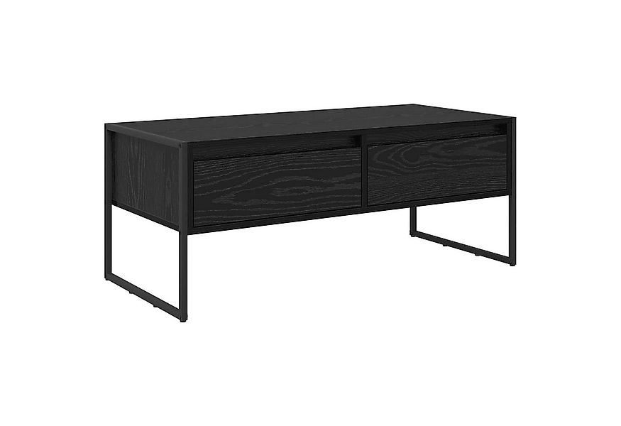 vidaXL Couchtisch Couchtisch Schwarz Eichen-Optik 100 x 46 x 40 cm Holzwerk günstig online kaufen
