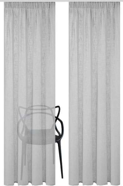 Home Basics Gardine 080530 Kombiband Fertigschal günstig online kaufen