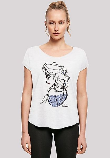 F4NT4STIC T-Shirt Frozen Elsa Sketch Mono Print günstig online kaufen