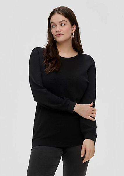 QS Strickpullover Pullover aus Feinstrick günstig online kaufen