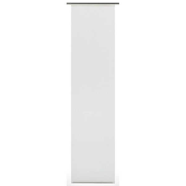GARDINIA Flächenvorhangschiene Gardinia Flächenvorhang Uni weiß, 60 x 245 c günstig online kaufen