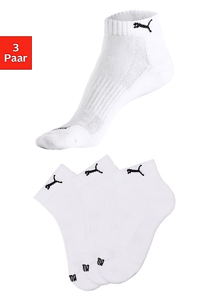 PUMA Kurzsocken (3-Paar) mit Frotteesole günstig online kaufen