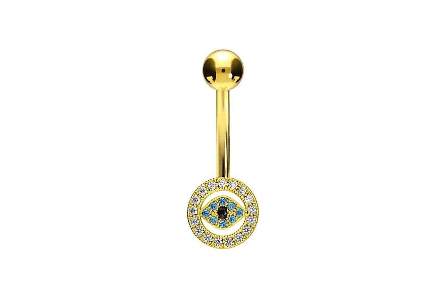 PIERCINGLINE Bauchnabelpiercing 18 Karat Gold Bananabell günstig online kaufen