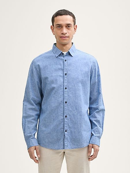 TOM TAILOR Langarmhemd Regular Fit Hemd günstig online kaufen