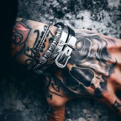 UNIQAL.de Edelstahlarmband Set Edelstahlarmband SET Herren günstig online kaufen