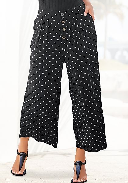 LASCANA Culotte mit Punktedruck und Taschen, günstig online kaufen