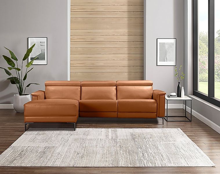OTTO home Ecksofa "LUND, L-Form, 261cm, man. o. elektr. Relaxfunktion (mit günstig online kaufen
