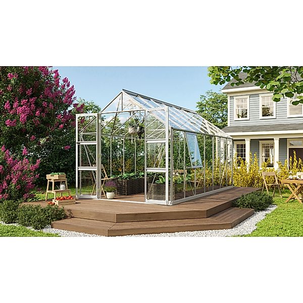 Vitavia Gewächshaus Olymp 11500 Alu 11,5 m² inkl. Fundamentrahmen günstig online kaufen