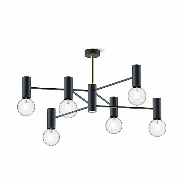 Modo Luce Chandelier Decke 13fl 107cm schwarz günstig online kaufen