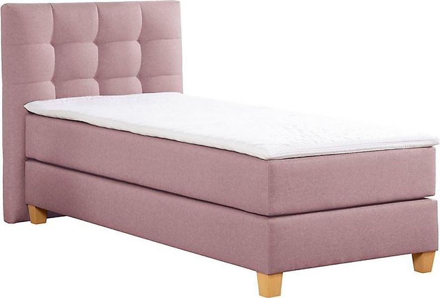 Home affaire Boxspringbett "Moulay", inkl. Topper, in 3 Härtegraden, TFK au günstig online kaufen