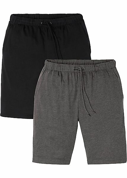 bonprix Shorts aus Baumwolle und Polyester, Regular Fit, leichte Qualität günstig online kaufen