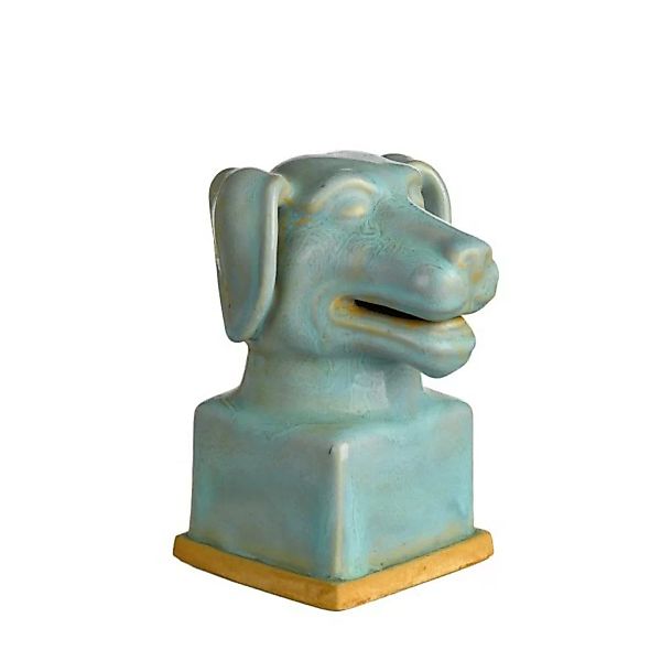 Dekokopf Tier blau H.24 cm Hund günstig online kaufen
