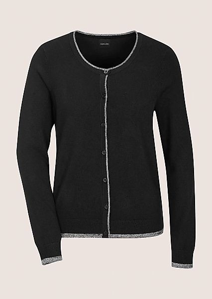 MADELEINE Strickjacke "Strickjacke Lockere Feinstrick-Jacke mit Kontrasten" günstig online kaufen