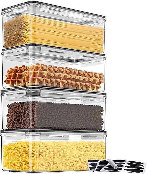 LuxusKollektion Aufbewahrungsbox Vorratsdosen Set mit Luftdichtem günstig online kaufen