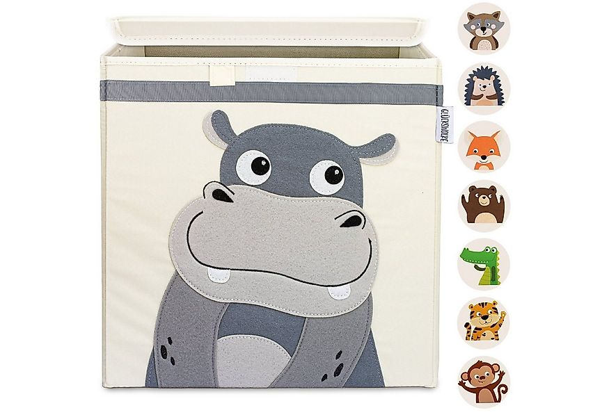 GLÜCKSWOLKE Aufbewahrungsbox Kinder - 15 Motive I Spielzeugkiste mit Deckel günstig online kaufen