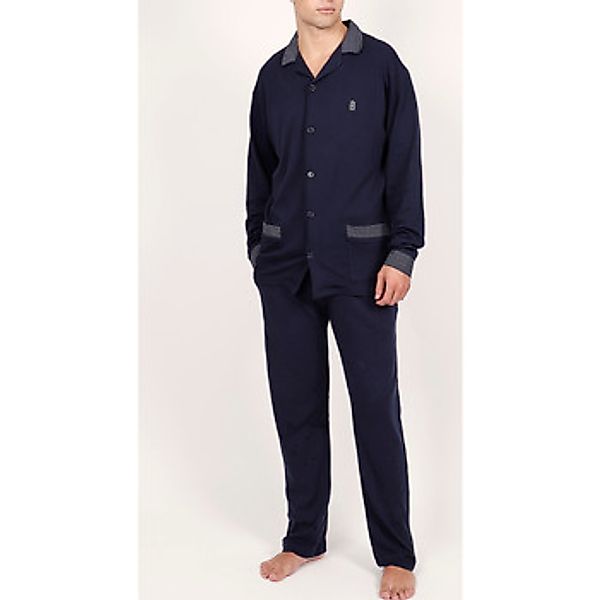 Admas  Pyjamas/ Nachthemden Homewear Pyjama Hose Hemd Mazarine günstig online kaufen