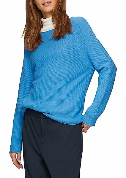 s.Oliver Strickpullover mit U-Boot Ausschnitt günstig online kaufen