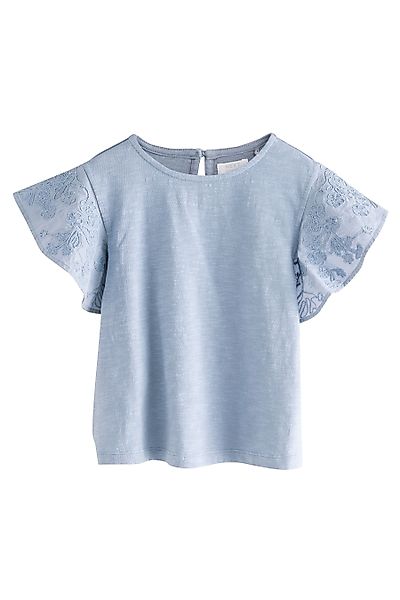 Next T-Shirt T-Shirt mit Volantärmeln aus günstig online kaufen