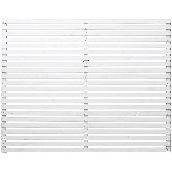 Sichtschutzzaun Tokyo Nadelholz Weiß 180 cm x 140 cm günstig online kaufen