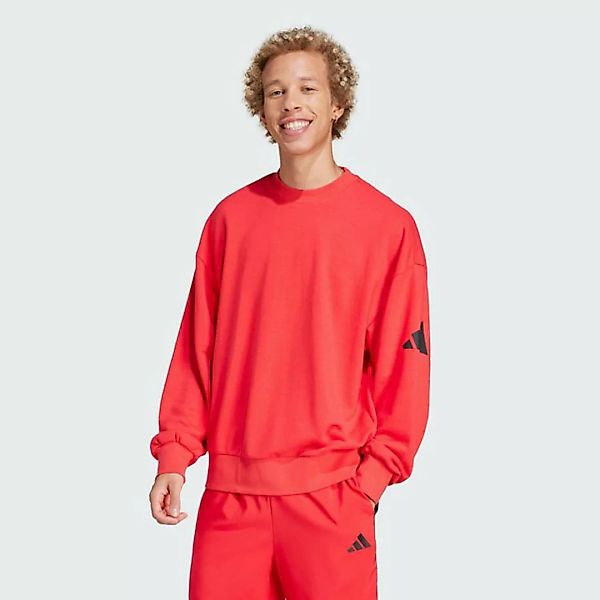 adidas Sportswear Longtop ESSENTIALS LOOSE FIT 3 BAR LOGO SWEATSHIRT günstig online kaufen