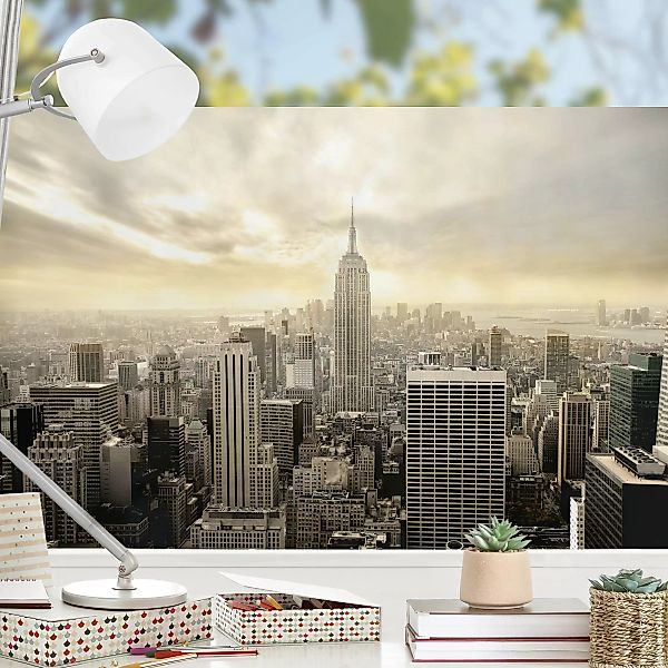 Fensterfolie Architektur & Skyline Manhattan Dawn günstig online kaufen