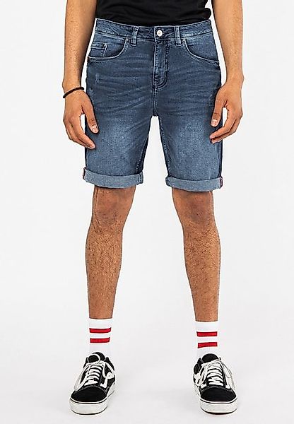 SUBLEVEL Jeansbermudas Herren Jeans Shorts kurze Hose Reißverschluss 5 Pock günstig online kaufen