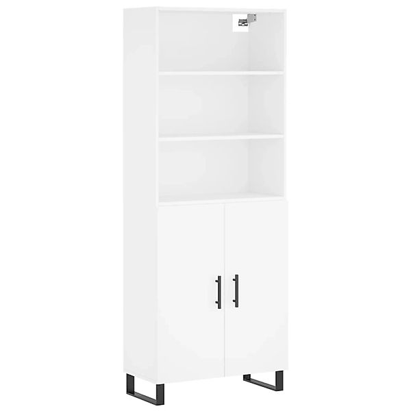 vidaXL Highboard Weiß 69,5x34x180 cm Holzwerkstoff 3189277 günstig online kaufen