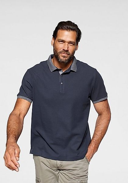 Arizona Poloshirt Kurzarm, mit Rippbündchen, Polokragen, aus Piqué-Stoff günstig online kaufen