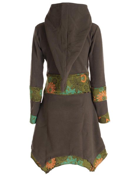 Vishes Kurzmantel Fleece Mantel Fleecemantel Hooded günstig online kaufen